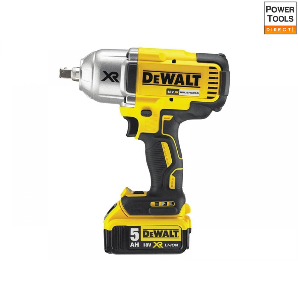 DeWalt DCF899P2 XR 1/2in Brushless High Torque Impact Wrench 18V 2 x 5